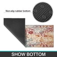 thumbnail image 7 of 2 Piece Bohemian Light Orange Carpet Rug Kitchen Rug Set, Decor Kitchen Rugs, Absorbent Non-Slip Washable Floor Mats, Home Indoor Runner Rugs 17"x47"+17"x30", 7 of 7