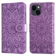 thumbnail image 1 of Funda tipo cartera GANGXUN para iPhone 13 Mini , diseño girasol, cuero PU, soporte, cierre magnético, tarjetero, 1 of 5
