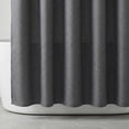 thumbnail image 3 of Unique Bargains Solid Color Linen-Like Shower Curtain with Hooks Grey 71"W x 71"L, 3 of 5