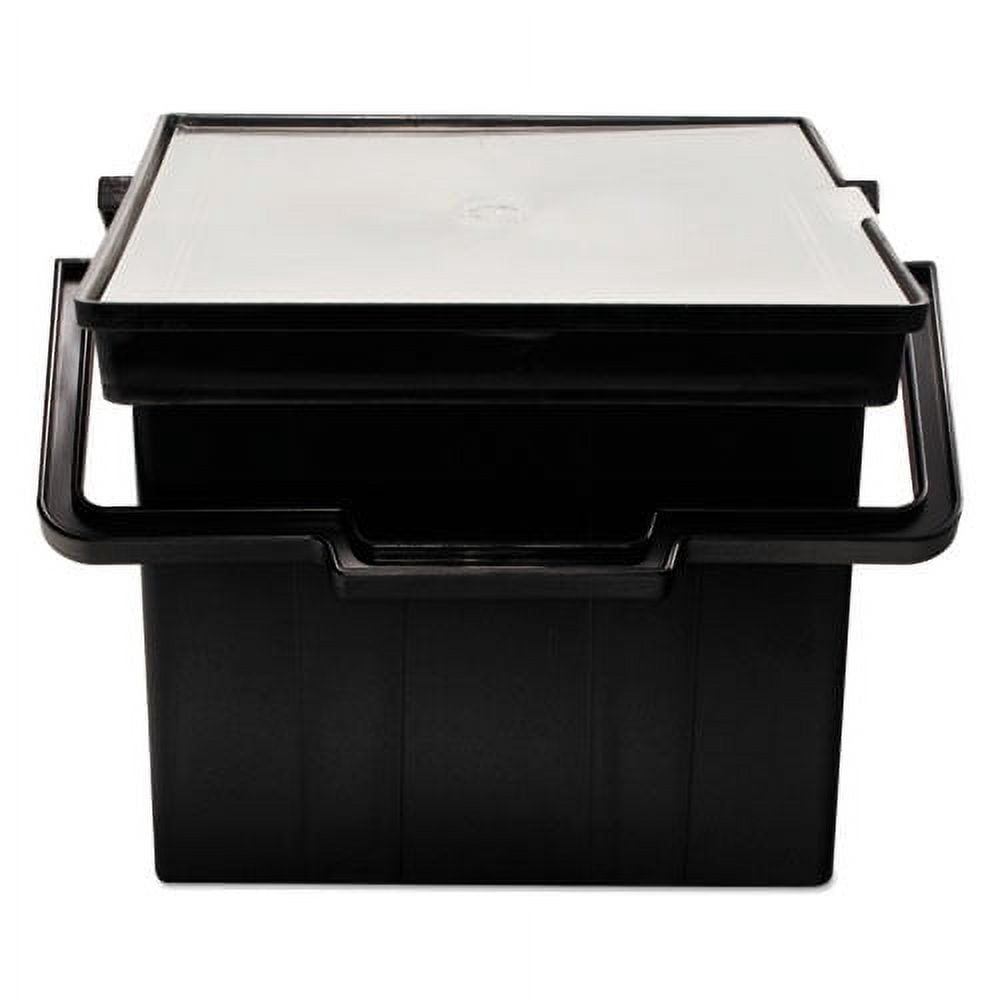 Companion Portable File, Letter/legal Files, 17" X 14" X 11", Black | Bundle of 5 Each