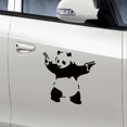 thumbnail image 2 of 10*10cm Sports Panda Car Sticker Kung Fu Panda Sticker, Funny Car Sticker, 2 of 3