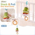 thumbnail image 6 of Kiddiway Jollybaby Baby Stacking Pull Toy with Bell - Plush Figurine & Cute Plushies, Baby Rattles & Plush Rings, Soft Sensory Rattle, Stacking Rings, Auditory, Stroller Hanging,b, 6 of 6