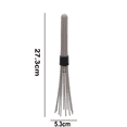 thumbnail image 2 of Batidor manual de nailon, mezclador líquido de huevo de acero inoxidable, utensilios de cocina para hornear, 2 of 5