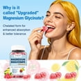 thumbnail image 4 of Magnesium Bisglycinate Gummies 400mg Chelated Magnesium with Vitamin D3 B6 and L-Theanine Sleep Support Calm, Muscle Relaxation Bone Health, 90 Gummies| 45 Day Supply, Lemon Raspberry Flavor, 4 of 8
