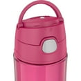 thumbnail image 2 of Thermos GP4040RS6 16 fluid ounces Funtainer Vacuum-Insulated Stainless Steel Bottle with Spout Lid (Raspberry), 2 of 7