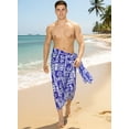 thumbnail image 3 of HAPPY BAY Men's Pareo Standard Surfing Sarong Full Beach Wrap One Size Dodger, Sun Summer Vacation Party, 3 of 5