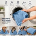 thumbnail image 5 of Dan River Dog Towel pack of 1 Soft Absorbent and Fast Drying Cotton Pet Towel - Riviera, 20x40 in, 5 of 10
