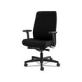 thumbnail image 3 of Endorse Upholstered Mid-Back Work Chair Supports up to 300 lbs., Black Seat/Black Back, Black Base, 3 of 7