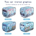thumbnail image 3 of Bewildely Tienda de campaña para niños, tienda de campaña portátil de poliéster con forma de dibujos animados, accesorio de juguete para Juegos de césped, 3 of 6