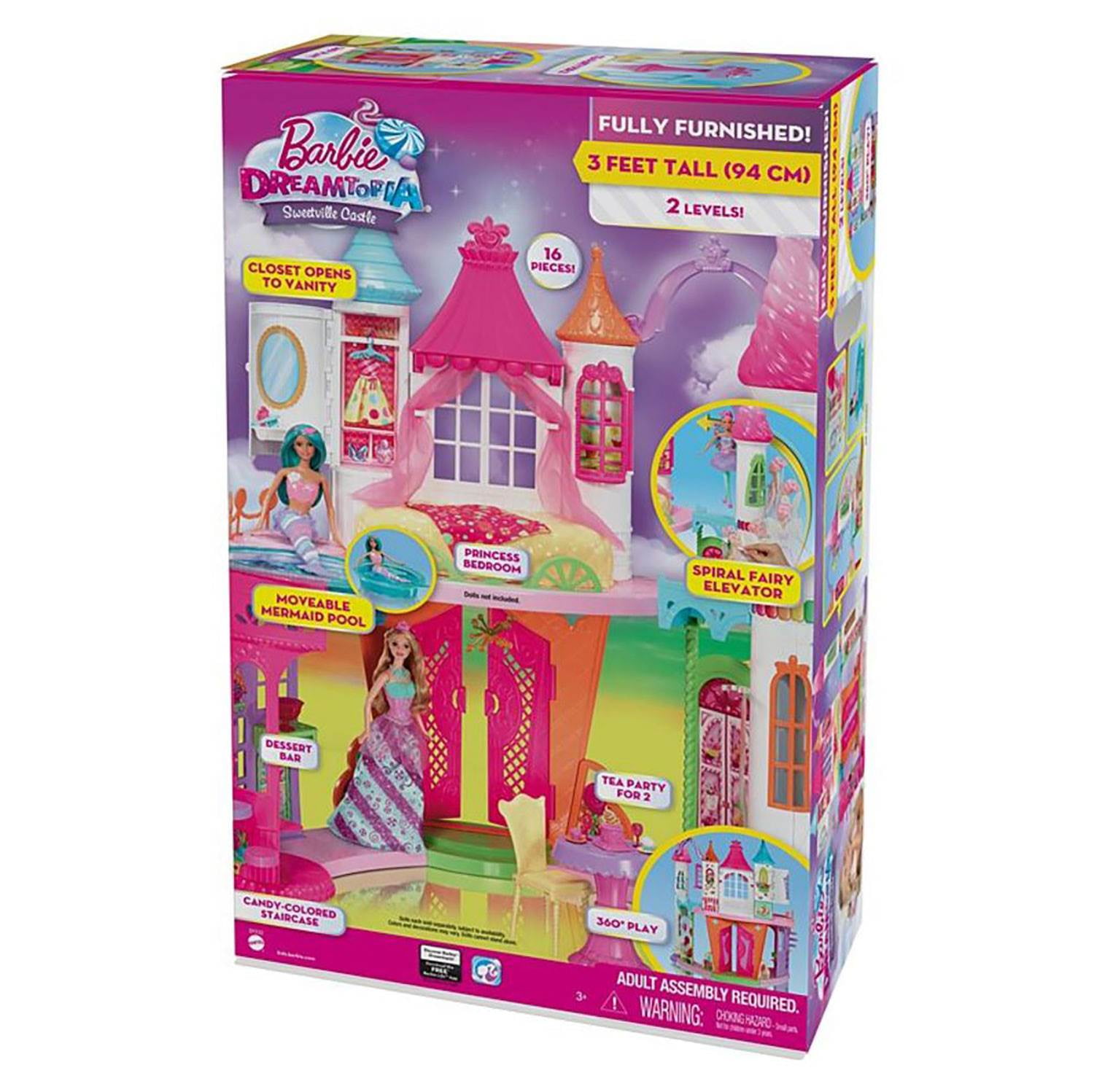 barbie sweetville castle