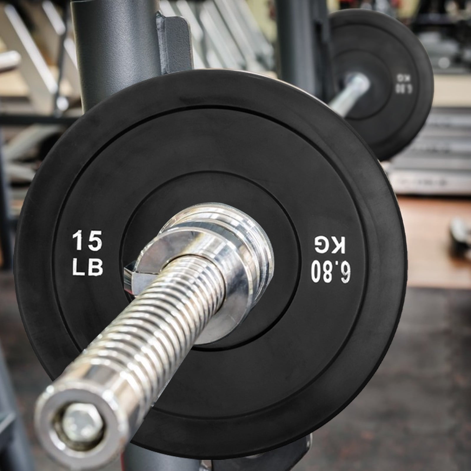 Bumper Plates 2"in Single, Olympic Weight Plates for Strength Training