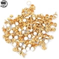 thumbnail image 3 of Clothes Rivet 100 Sets 7.5mm Semi Circular Decorative Rivets DIY Clothes Bags Decoration Accessories, 3 of 8
