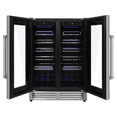 thumbnail image 2 of Thor Kitchen Twc2402 42 Bottle Dual Zone French Door Built-In Wine Cooler - Stainless, 2 of 5