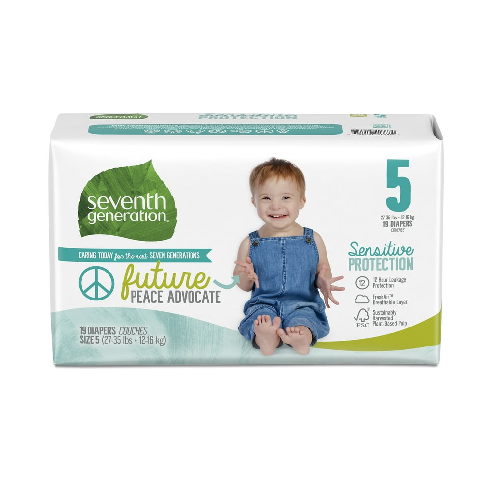 Seventh Generation Baby Diapers Sensitive Protection Free