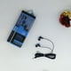 thumbnail image 2 of Seitruly Conector de 3,5 mm para auriculares en la oreja Cableado Micrófono de graves pesados ​​Auriculares de línea anticongelante tejidos de Teléfono y Comunicación azul, 2 of 7