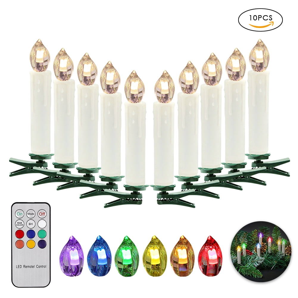 LED Candle Remote Control Lights Christmas Tree Decorative Lights