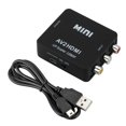 thumbnail image 3 of Adaptador escalador AV a HDMI Convertidor compuesto de video HD RCA a HDMI Mini AV2HDMI, 3 of 9
