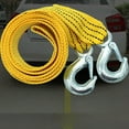 thumbnail image 4 of Baohd 2 Anti Slipping Hooks Heavy Duty Car Tow Cable 3 Ton 6 Ton Emergency Trailer Rope Vehicle Nylon Strap, 4 of 9