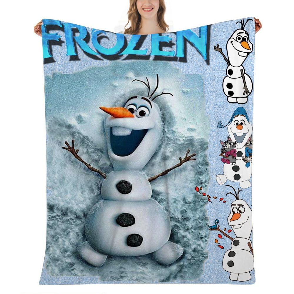 Frozen Princess Elsa Blankets, Super Soft Thick Fuzzy Warm Blanket for