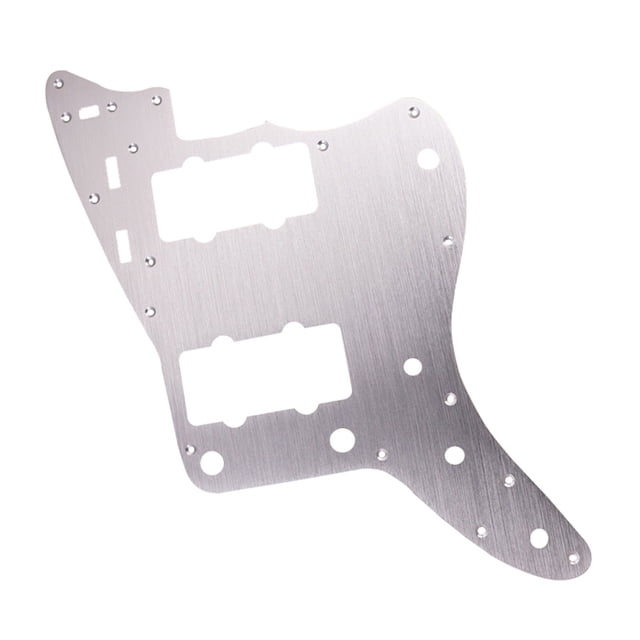 Moyic Golpeador de guitarra, aleación de aluminio, cubierta protectora frontal ligera, placas de raspado para accesorios de instrumentos, Artesanía Astilla