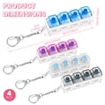 thumbnail image 5 of 4Pcs Mechanical Keyboard Fidget Toy with LED Light Portable Keyboard Finger Clicker Button Toy with Keyboard Keychain for Home Office Birthday Present, 5 of 7