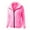 Hot Pink, variant on Shldybc Women's Long Sleeve Full Zip Soft Warm Fleece Jacket Solid Color Pol Sweater Casual Hooded Casual Coat/Jacket