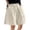 r-1659Beige402, variant on Women's Wide Leg Shorts Comfort Shorts Fashion Casual Shorts Loose Knee Length Shorts Cozy Solid Color Summer Daily Bottoms