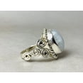 thumbnail image 4 of Heaven Crafts 925 Sterling Silver Rainbow Moonstone Designer Ring Handmade Ring For Women, 4 of 6