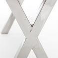 thumbnail image 6 of Finch Hamilton Wood and Metal Bench Dark Walnut Brown, 6 of 9