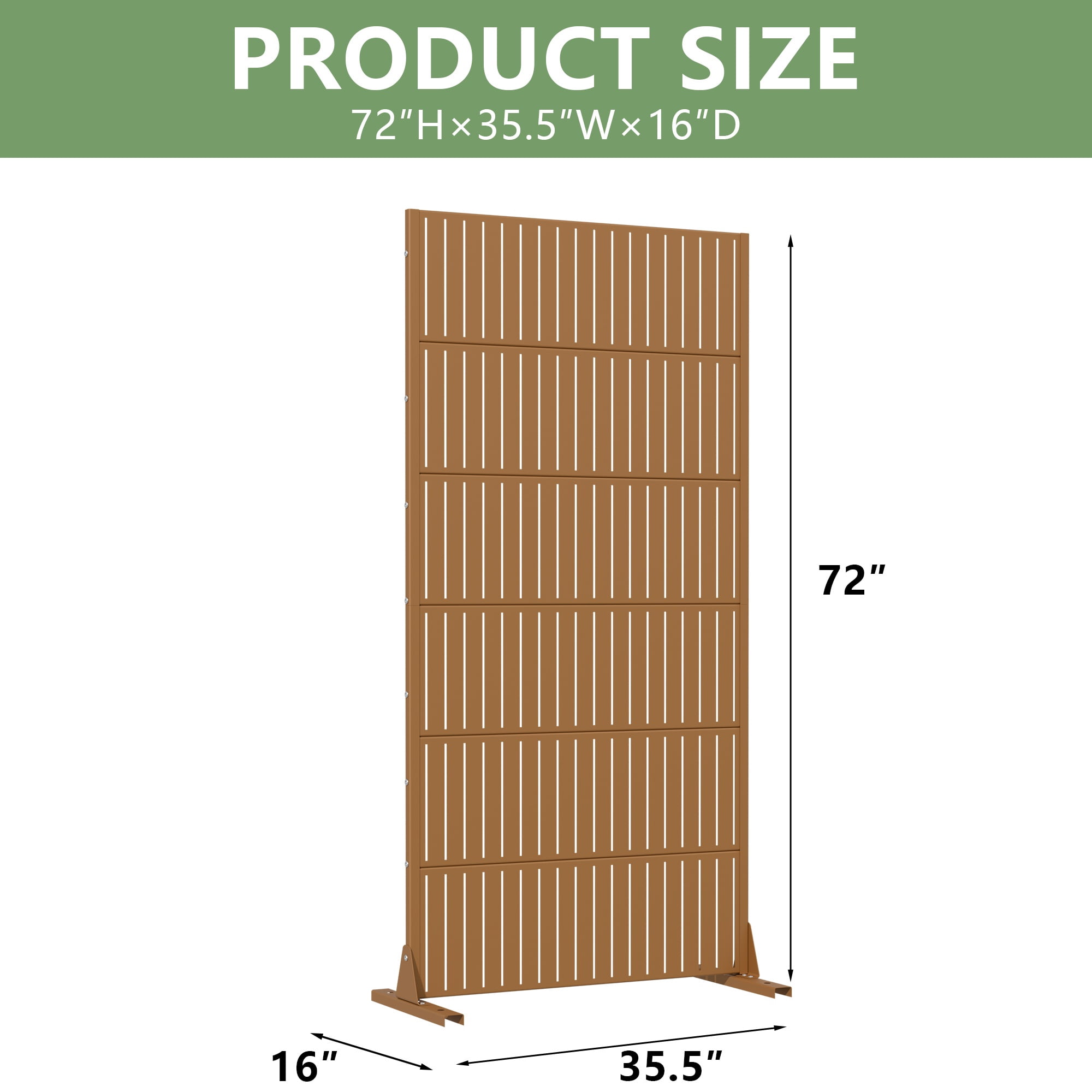 Privacy Metal Screen Fence Panel