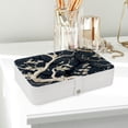 thumbnail image 6 of Tree PU Leather Necklace Holder with Removable Compartment and Portable Organizer Box Jewelry Display Case Jewelry Boxes, 6 of 6