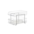 thumbnail image 1 of Toystoory Estante de almacenamiento de acrílico de doble capa de repuesto transparente con mango deslizante para el hogar, cocina, soporte para artículos Organizadores de utensilios de cocina Tipo 1 Toystoory HA074410-01, 1 of 6