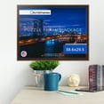 thumbnail image 4 of ArtToFrames 38.6x29.5 Inch - 98x75 CM Brown Puzzle Frame for 2000 piece Puzzles.1.25 Inch Custom Wood Puzzle Frames, Contrast Walnut - Comes with Economy Acrylic, 4 of 5