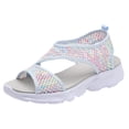 thumbnail image 1 of IUJSOY Womens Walking Sandals Mesh Open Toe Sports Water Sandals Arch Support Athletic Beach Shoes, 1 of 5