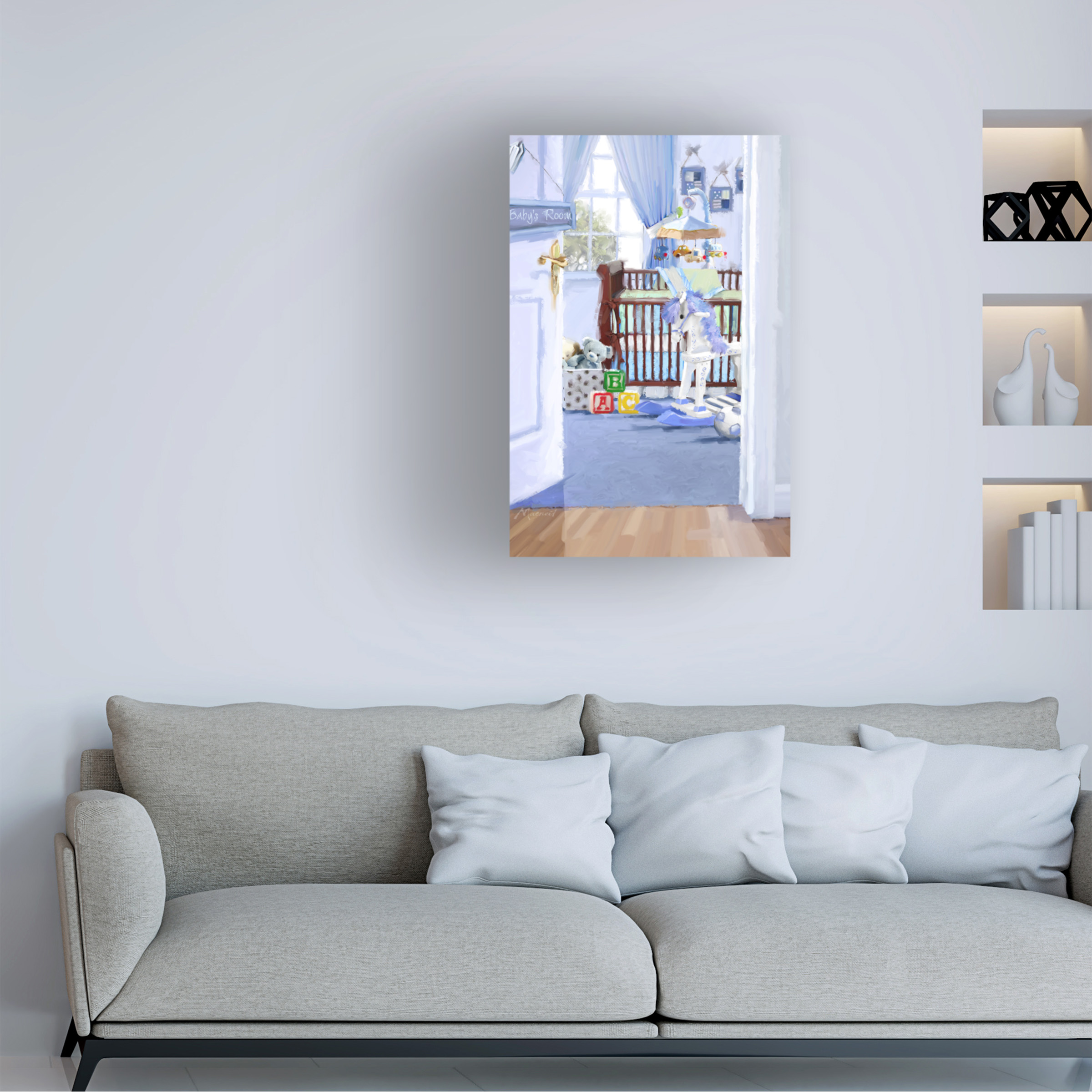 The Macneil Studio 'Boy's Room' Canvas Art