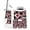 Color 1, variant on Bathroom Accessory Set 6 Piece for Girls Zebra Stripes Leopard Print Floral Accents Trash can, Toothbrush Holder, Toothbrush Cup, Soap Dispenser, Soap Dish, Toilet Brush Holder