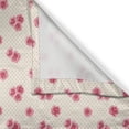 thumbnail image 3 of Ambesonne Retro Kitchen Curtains, Rose Blossoms on Polka Dots, 55"x45", Cream Pale Pink, 3 of 3