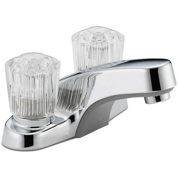 Peerless Core Two Handle Bathroom Faucet, Chrome