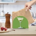thumbnail image 2 of Yayeee Napkin Holder for Table Set of 2 Kitchen Paper Tissue Organization, Green Martini Glass, 2 of 8