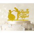 thumbnail image 1 of Finally Got Engaged Couple Cake Topper Wedding Cake Topper Color Option Available 6-8 Inches Wide, 1 of 1