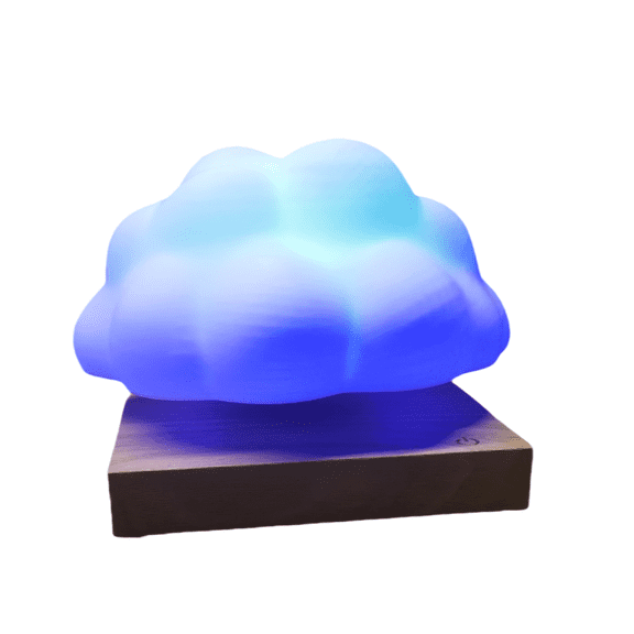 Magnetic Levitating Cloud LED Night Light, Floating Cloud Desk Decor Toy, Christmas Gift for Kids