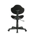 thumbnail image 2 of Studio Designs Mode Modern Swivel Task Chair with Height Adjustable Seat - Black, 2 of 8