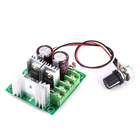 

Feiruifan Durable Useful Easy to Install 12-40V DC Potentiometer CCMHCW PWM Motor Speed Controller Regulator with Knob