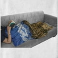 thumbnail image 6 of Alabama Soft Flannel Fleece Throw Blanket, Landscape of Barren Lands of Nevada Mountains with Rock Formations on the Slopes, Cozy Plush for Indoor and Outdoor Use, 50" x 70", Multicolor, by Ambesonne, 6 of 6