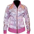 thumbnail image 1 of Blouson Bombardier Rose Blouson Bombardier Femme Blouson Bombardier en Satin Rose Blouson Bombardier Ma1 Blouson Femme Blouson Bombardier Rose Femme Blouson en Satin Rose Taille P, 1 of 5
