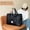 Black, variant on Zelic Foldable Travel Duffel Bag Tote Carry On Luggage Sport Duffle Week-ender Overnight For Women And Girls