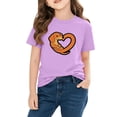 thumbnail image 4 of Xdegoge Kids Girls Dog Lover T-Shirt Dachshund Heart Shape Print Cute Animal Theme Top for Toddler Baby Kids Tween Teen 3-10Y, 4 of 9