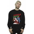 thumbnail image 2 of DC Comics Chandail Molletonné pour Hommes Superman Santa Comic, 2 of 3