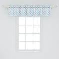 thumbnail image 2 of Ambesonne Ladybug Window Valance, Shabby Retro Style Polka Dots Featured Bugs Vintage Soft Feminine Luck Animals, Curtain Valance for Kitchen Bedroom Decor with Rod Pocket, 54" X 12", Multicolor, 2 of 3