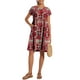 thumbnail image 5 of Vestido midi Zhyaj, túnica holgada de algodón con bolsillos para mujer, 5 of 7
